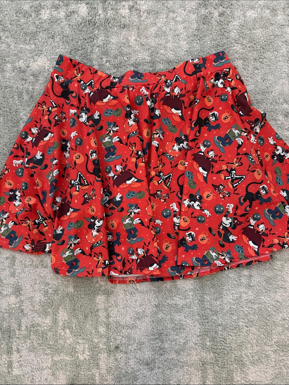 Disney Halloween Print Skater Skirt - Women's